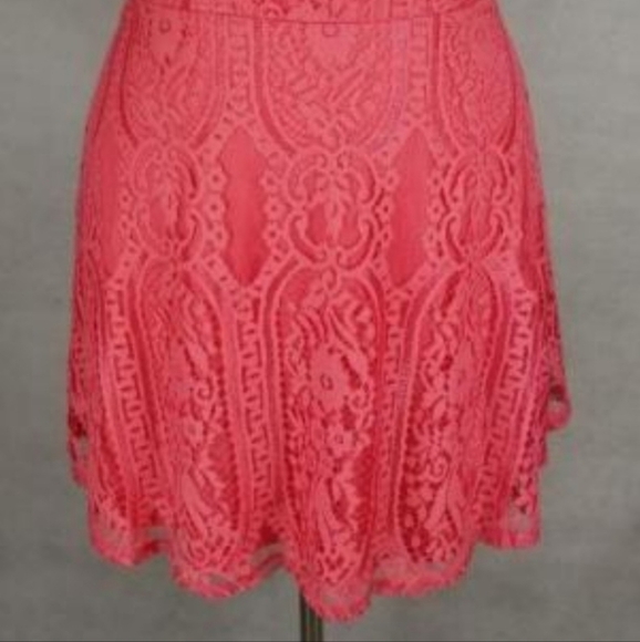 Maurices coral sleeveless lace dress Size 24 NEW - Picture 3 of 15